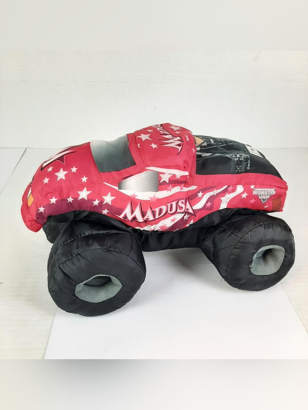 🛍Monster Jam MAD USA Pink and Black Plush Monster Truck p10